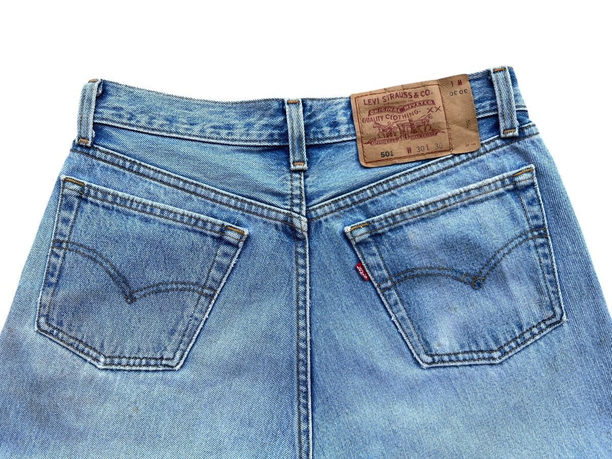 Levi's Vintage 90s Levi’s 501 USA Stone Wash Denim Jeans 30x30 Size 30" / US 8 / IT 44 - 7 Thumbnail