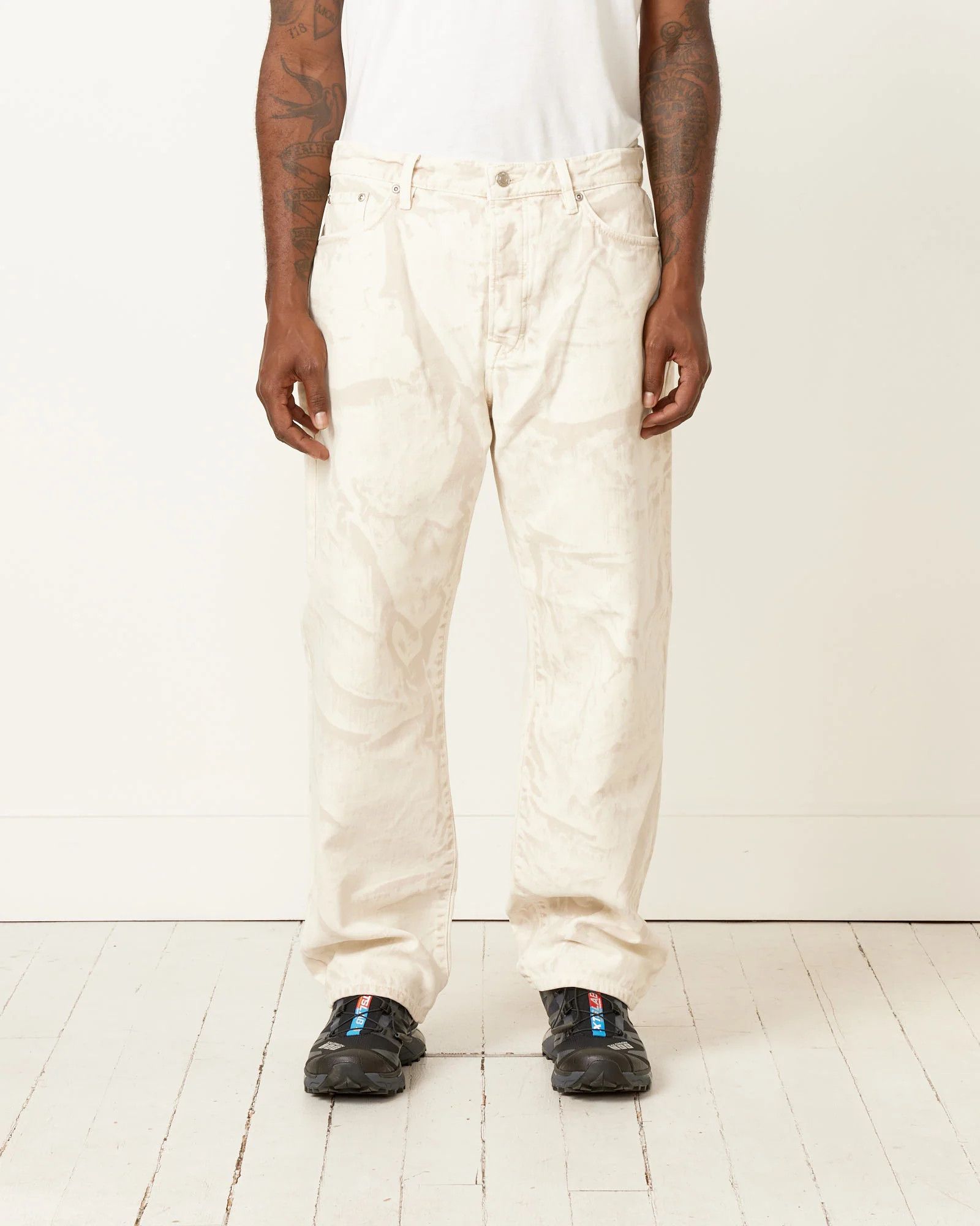 Stussy Distressed Canvas Big Ol' Jean in Khaki Size US 34 / EU 50 - 3 Thumbnail