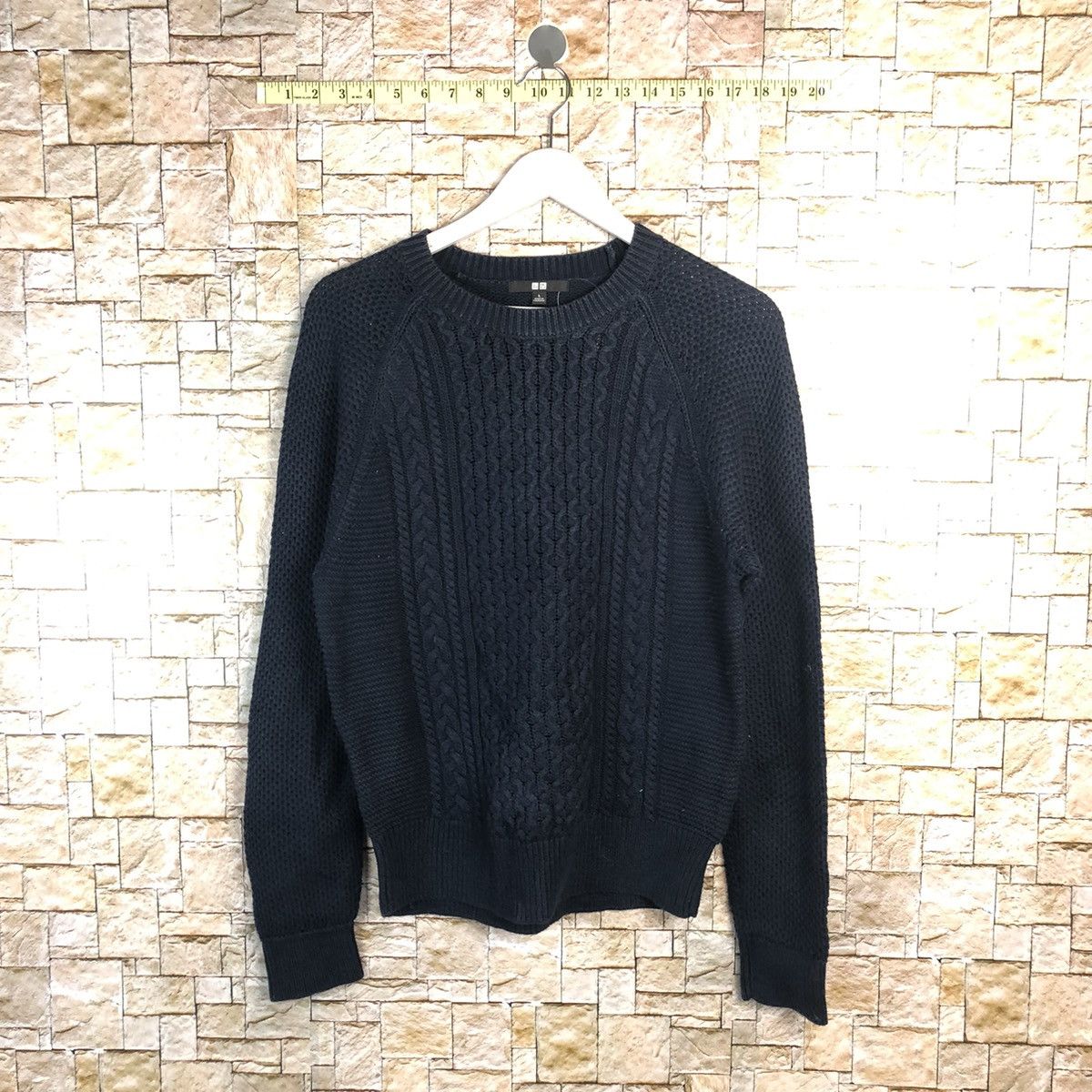 Homespun Knitwear × Uniqlo Uniqlo Dark Blue Knitwear #A888 Size S / US 4 / IT 40 - 1 Thumbnail