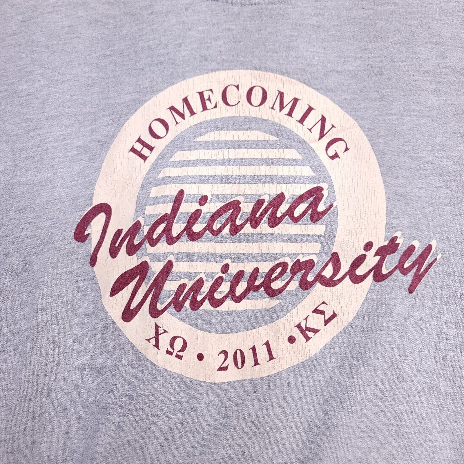 Gildan Indiana University Pullover Sweatshirt Womens Size M Gildan Size M / US 6-8 / IT 42-44 - 3 Thumbnail