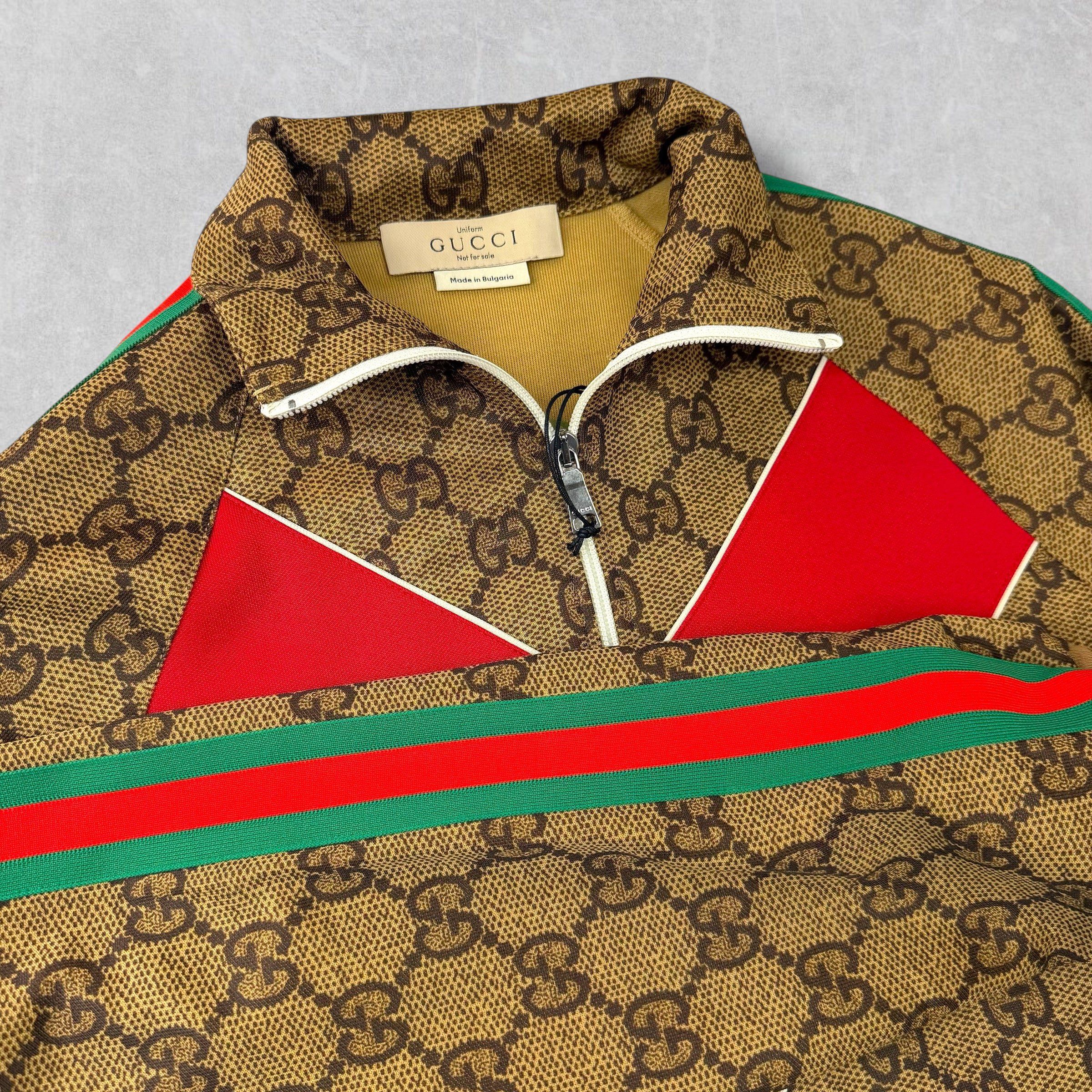 Gucci Gucci GG Supreme Track Jacket Size XL Size US XL / EU 56 / 4 - 3 Thumbnail