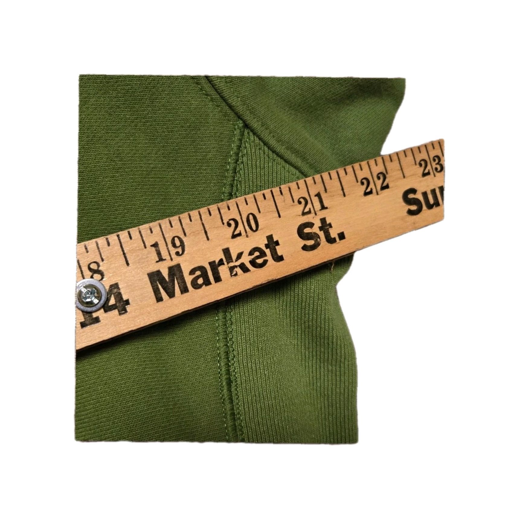 Champion VINTAGE Champion Reverse Weave Sweatshirt Mens Small Green Zip Pullover Reversible Side Left Pen Mark Size US S / EU 44-46 / 1 - 5 Thumbnail