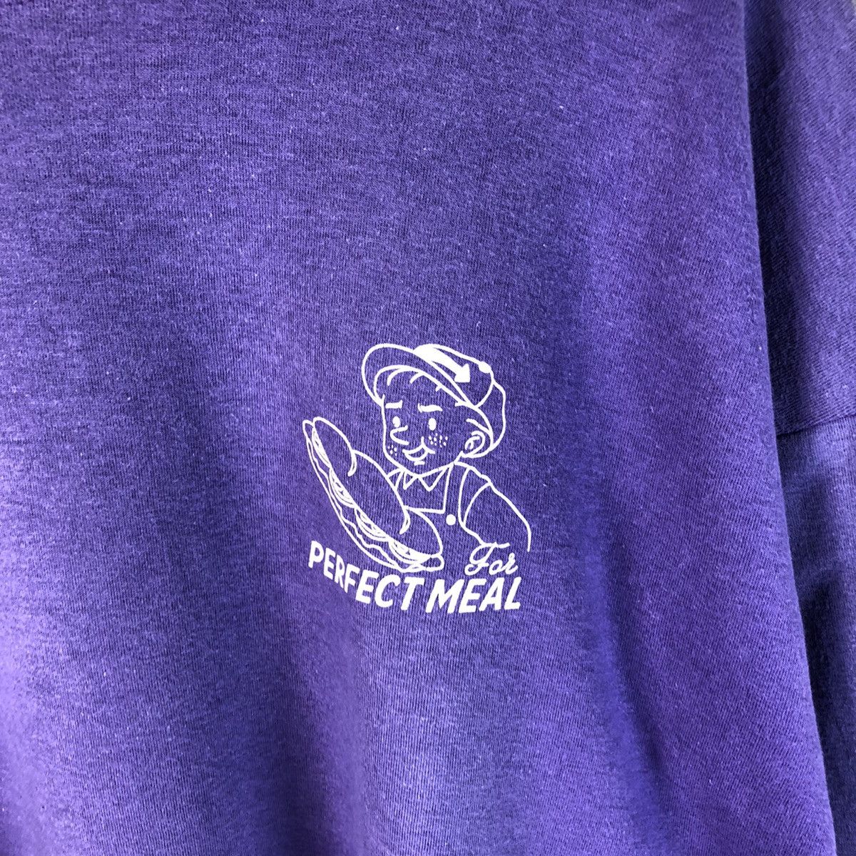 Japanese Brand × Vintage Perfect Meal vintage Purple Sweathshirt #7444 Size US XL / EU 56 / 4 - 13 Thumbnail