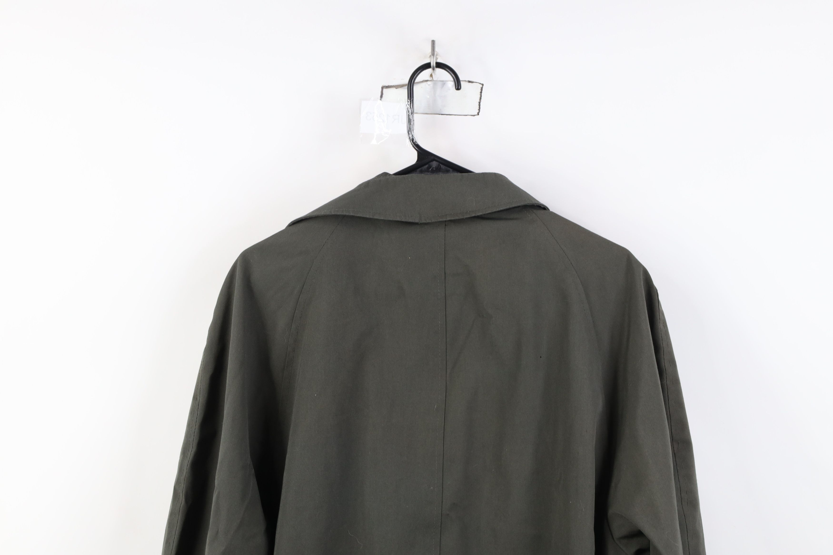 Vintage Vintage 50s 60s Streetwear Trench Coat Rain Jacket Green USA Size US XL / EU 56 / 4 - 15 Thumbnail