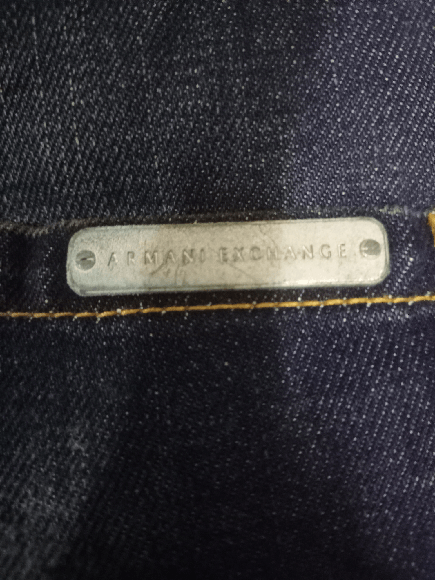 Armani Exchange Vintage Armani Selvedge Raw Denim Blu Jeans Size US 32 / EU 48 - 11 Thumbnail