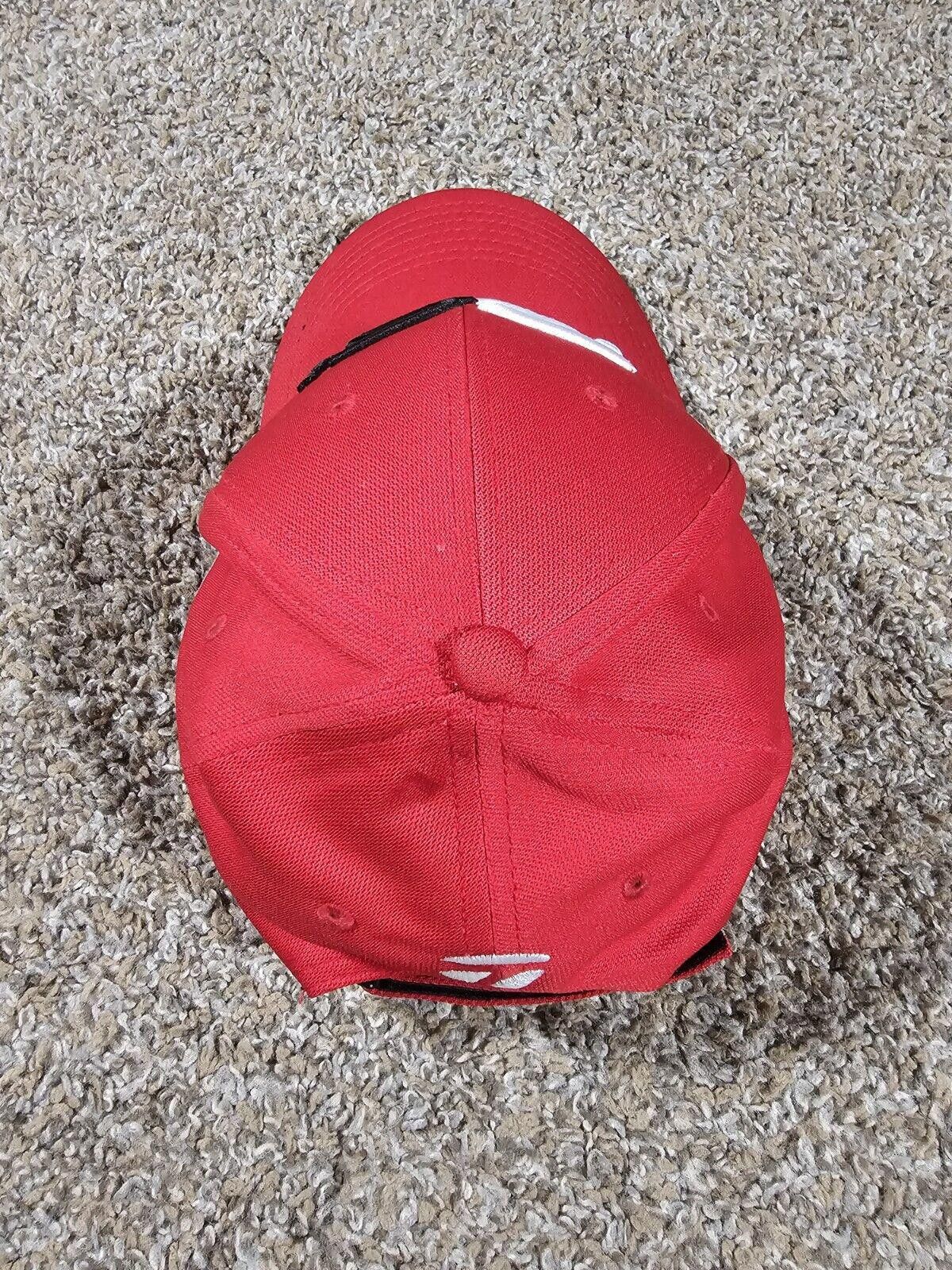 TaylorMade Taylormade RSI Cap Mens Red Black Logo Golf Hat Adjustable Size ONE SIZE - 7 Thumbnail