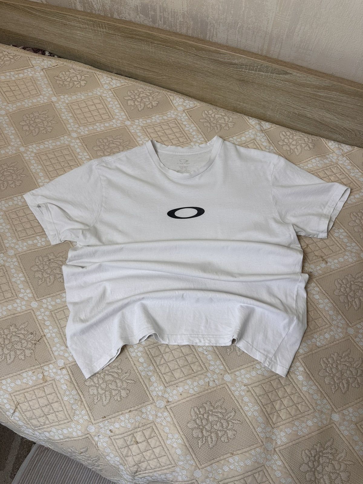 Oakley 🔥 Vintage 00s Oakley Software Centre Logo Washed Tee Shirt Size US L / EU 52-54 / 3 - 1 Thumbnail
