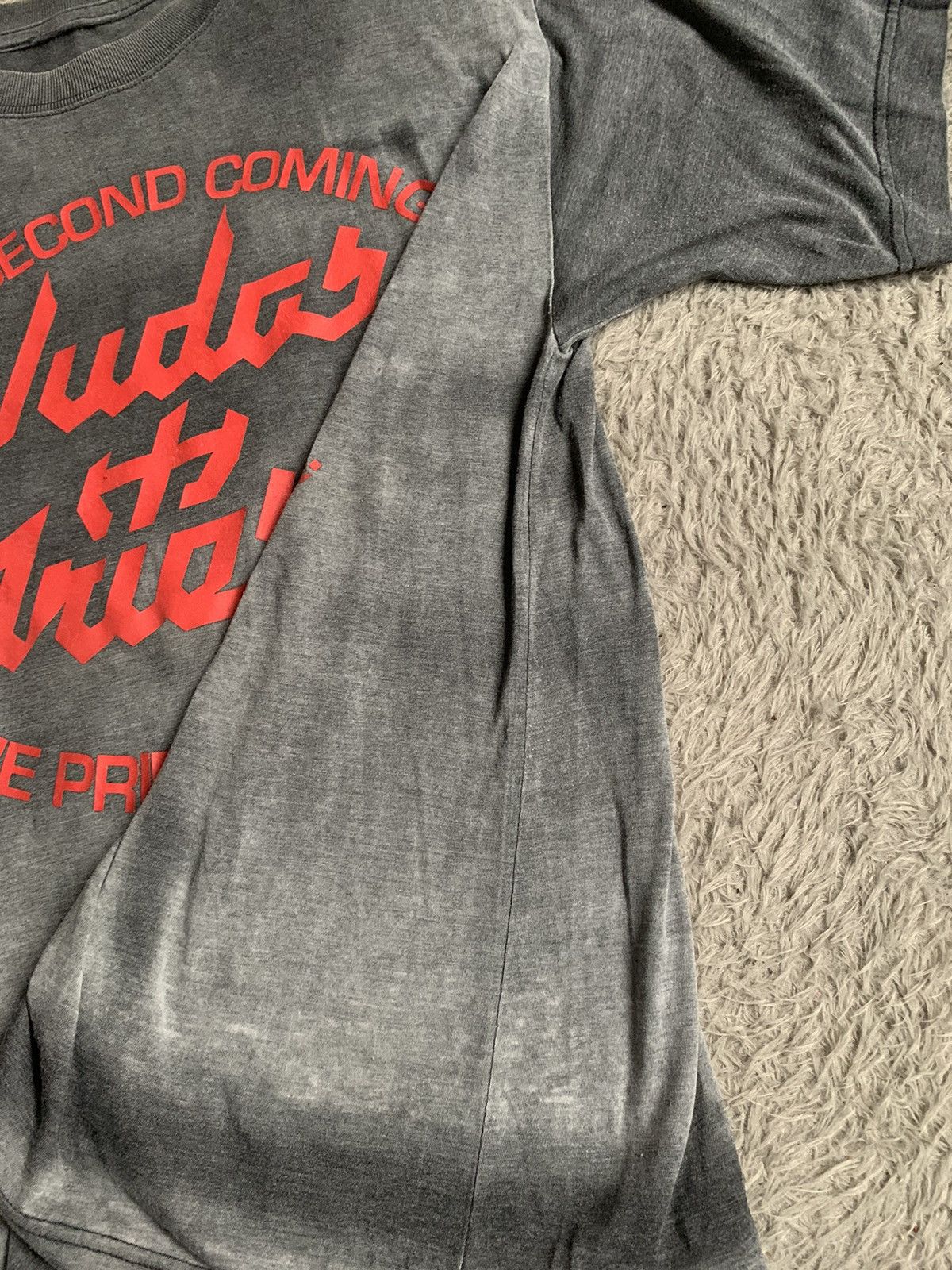 Band Tees Vintage 90s Sunfade Judast Priest the Second Comming Tee Size US L / EU 52-54 / 3 - 4 Thumbnail