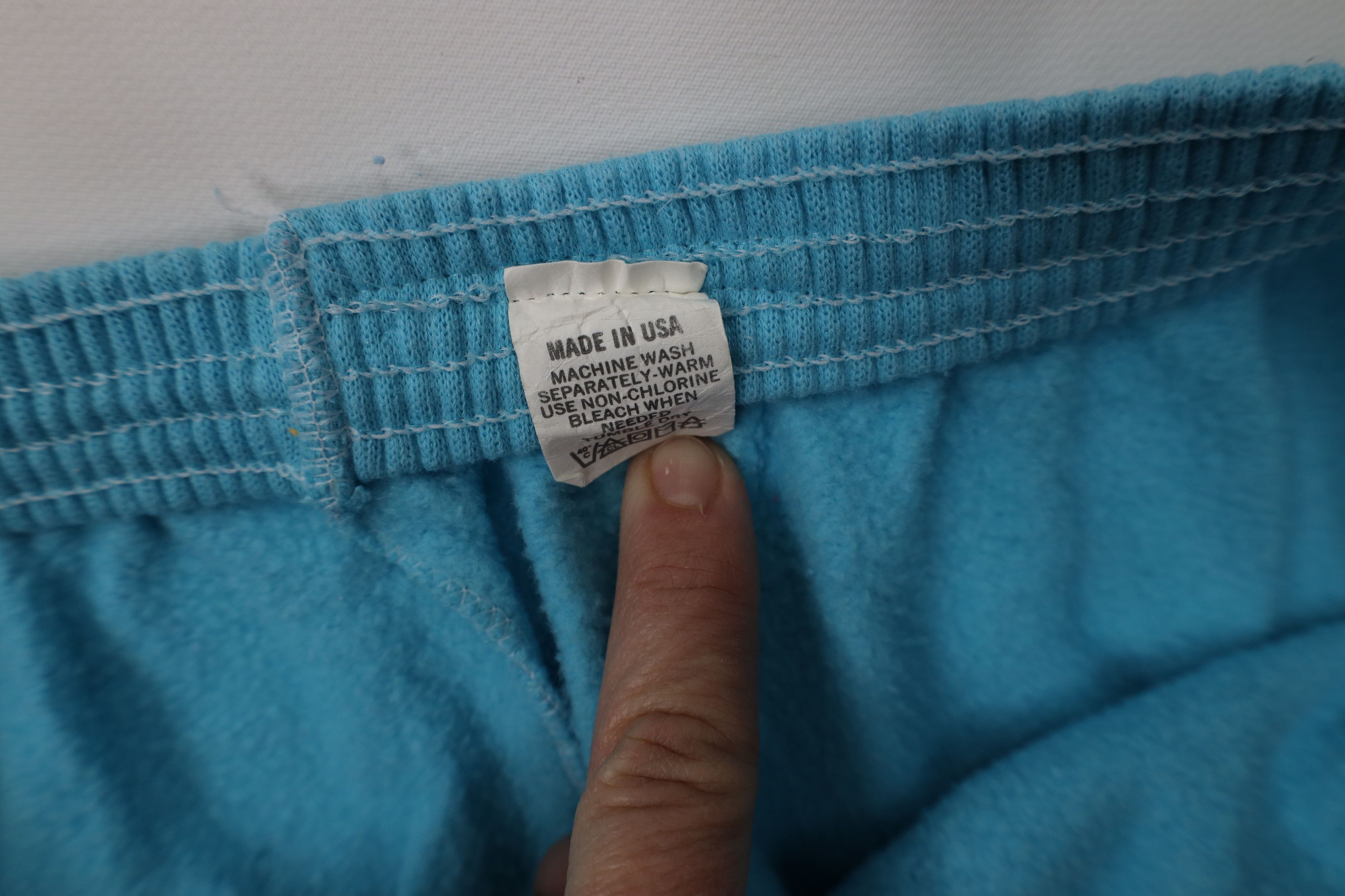 Vintage Vintage 70s Streetwear Gusset Sweatpants Joggers Blue USA Size 34" / US 12 / IT 48 - 5 Thumbnail