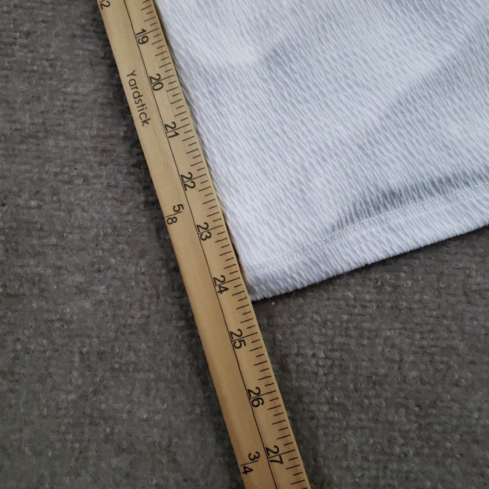 Vintage Michele B Pants Womens Large White Wide-Leg Lined Pull On Casual Cropped Size 36" / US 14 / IT 50 - 3 Thumbnail