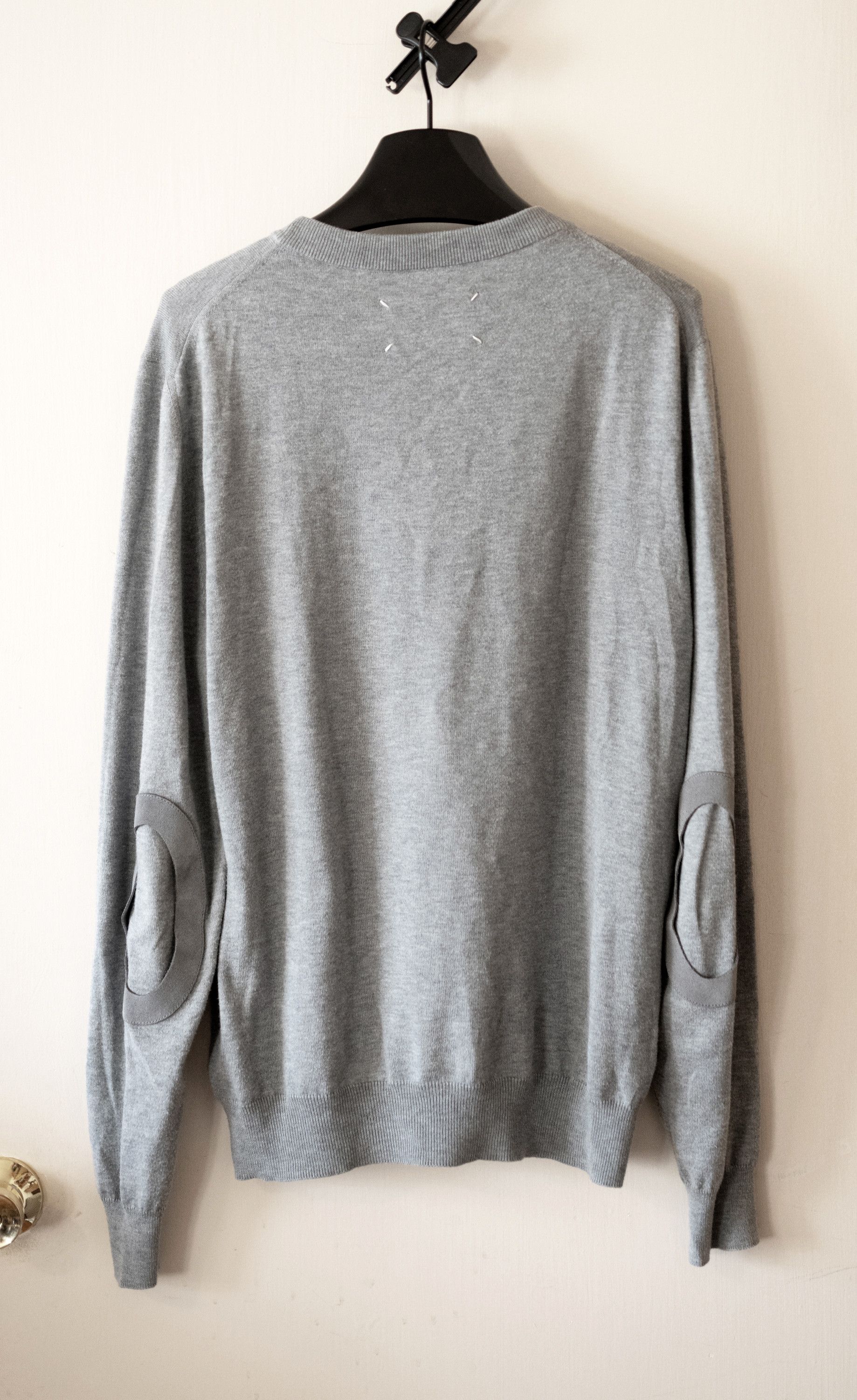 Maison Margiela Gray Patch Sweater