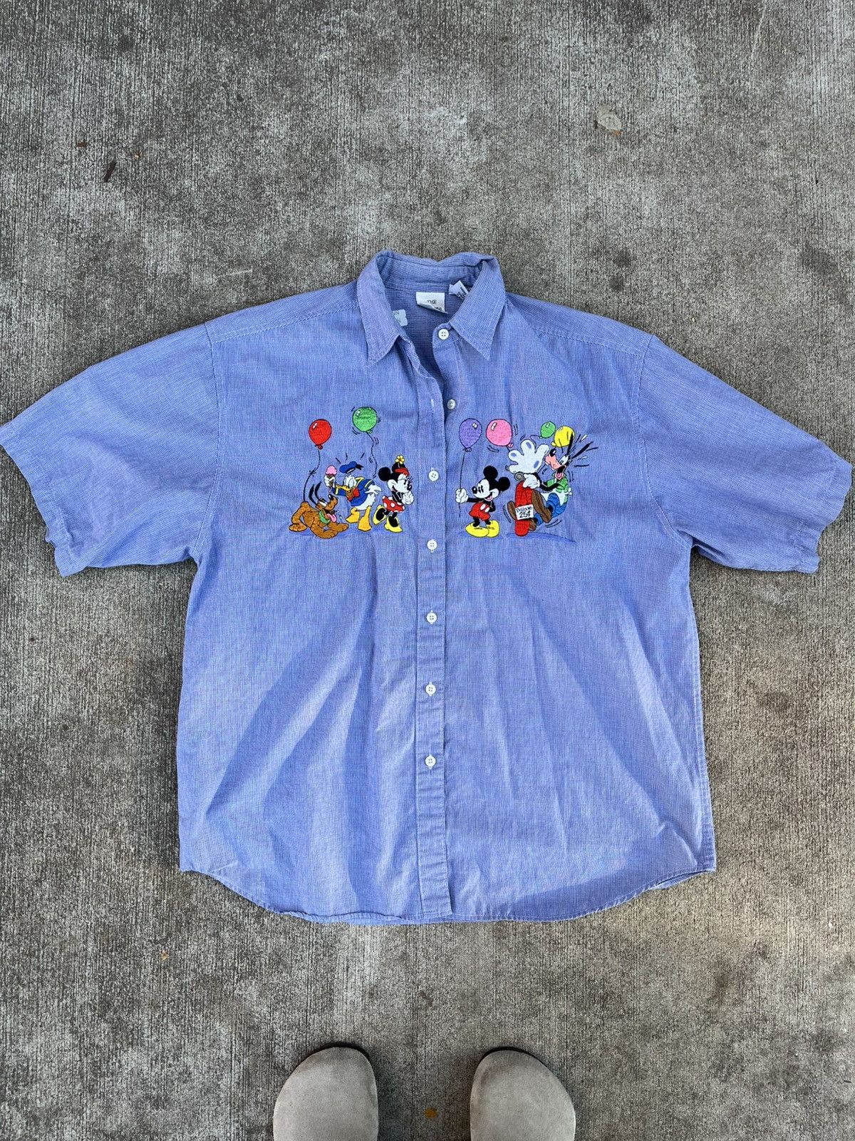 Disney Vintage Disney Mickey Mouse button up Size US L / EU 52-54 / 3 - 2 Thumbnail