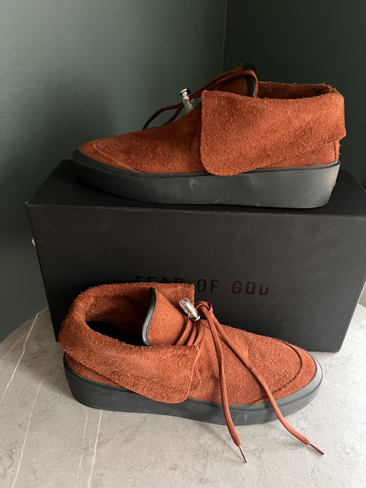 Fear of God Fear Of God Suede Chukka Boots 6F19-7018 Size US 7 / EU 40 - 1 Thumbnail