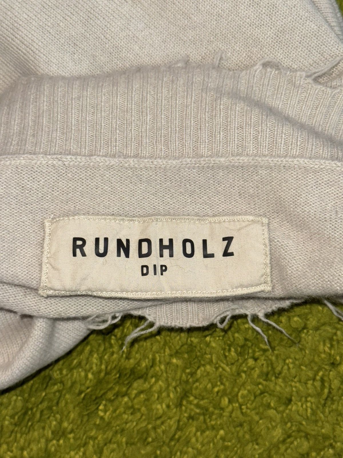 Rundholz Rundholz DIP racoonhair wool blend distressed sweater Size S / US 4 / IT 40 - 9 Thumbnail
