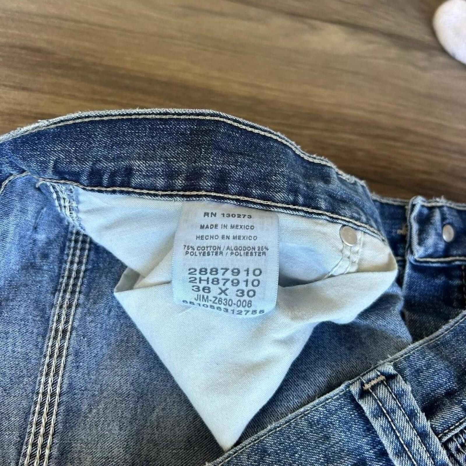Lee Vintage Baggy Lee Carpenter Blue Denim Jeans size 36/30 Size US 36 / EU 52 - 5 Thumbnail