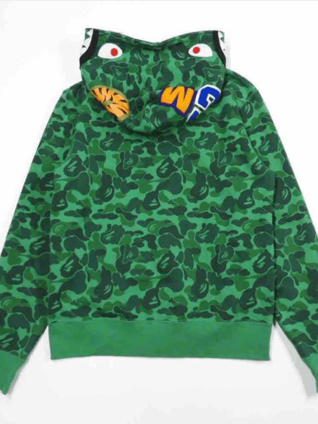 Bape Bape Shark Hooded Jacket Size US L / EU 52-54 / 3 - 2 Thumbnail