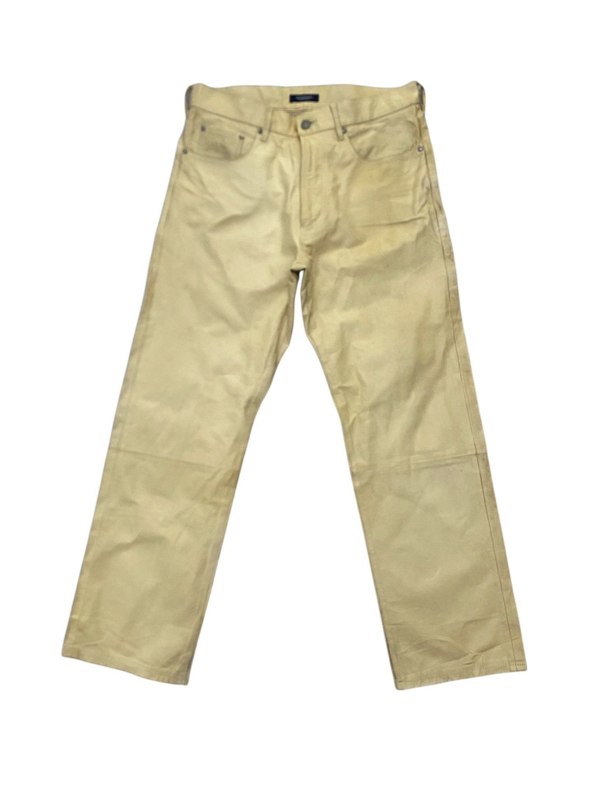 Burberry × Leather SOFT LEATHER PANTS BY BURBERRY LONDON SOFT LEATHER Size US 31 - 1 Thumbnail
