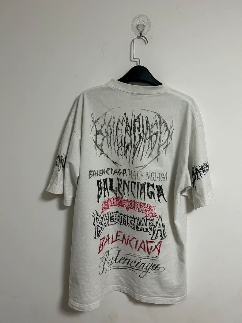 Balenciaga Balenciaga The Yearofthe Loong Limited Metal Graffiti Lett Size US XS / EU 42 / 0 - 2 Thumbnail