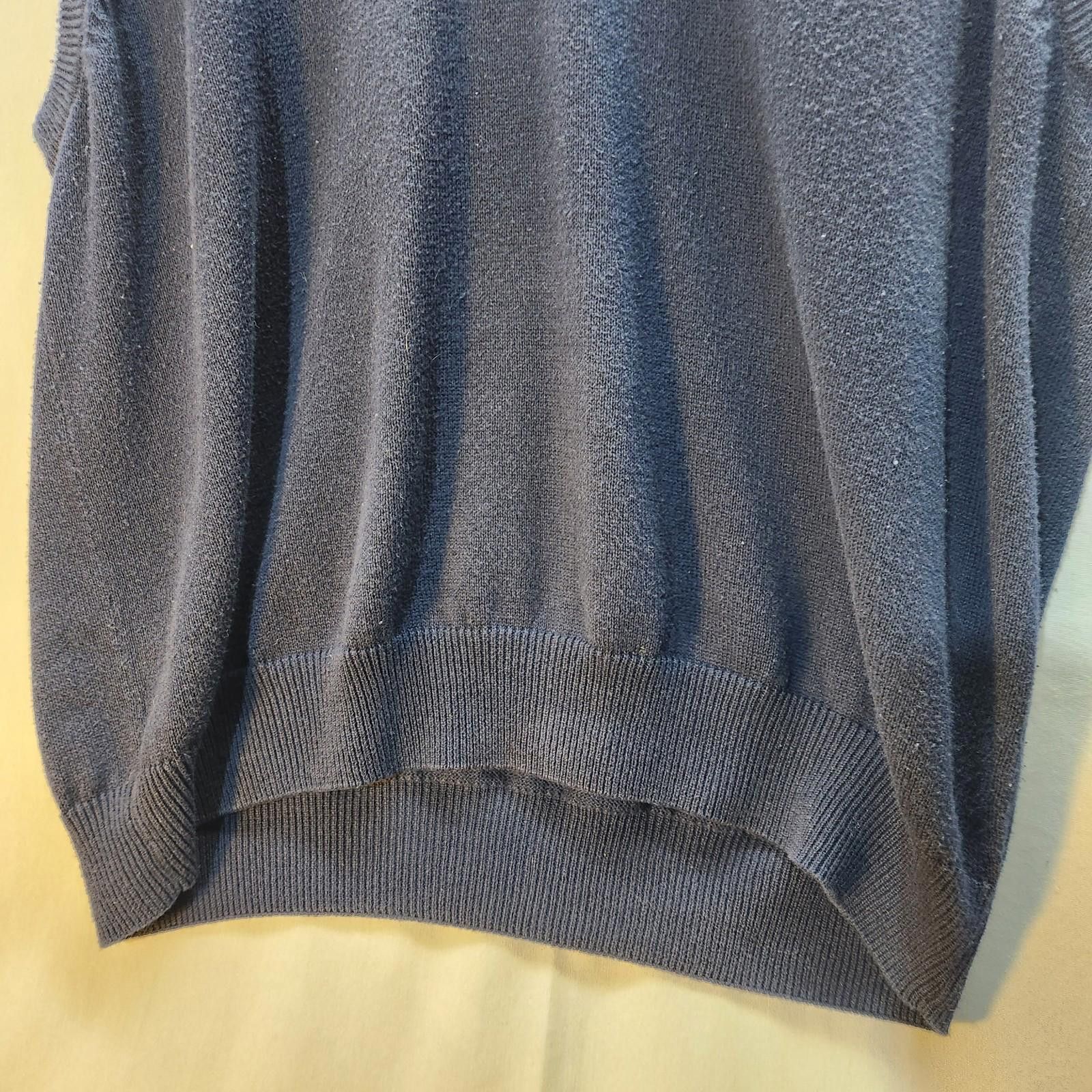Izod Vintage IZOD Cotton Sweater Vest Blue Mens Size Large Size US L / EU 52-54 / 3 - 3 Thumbnail