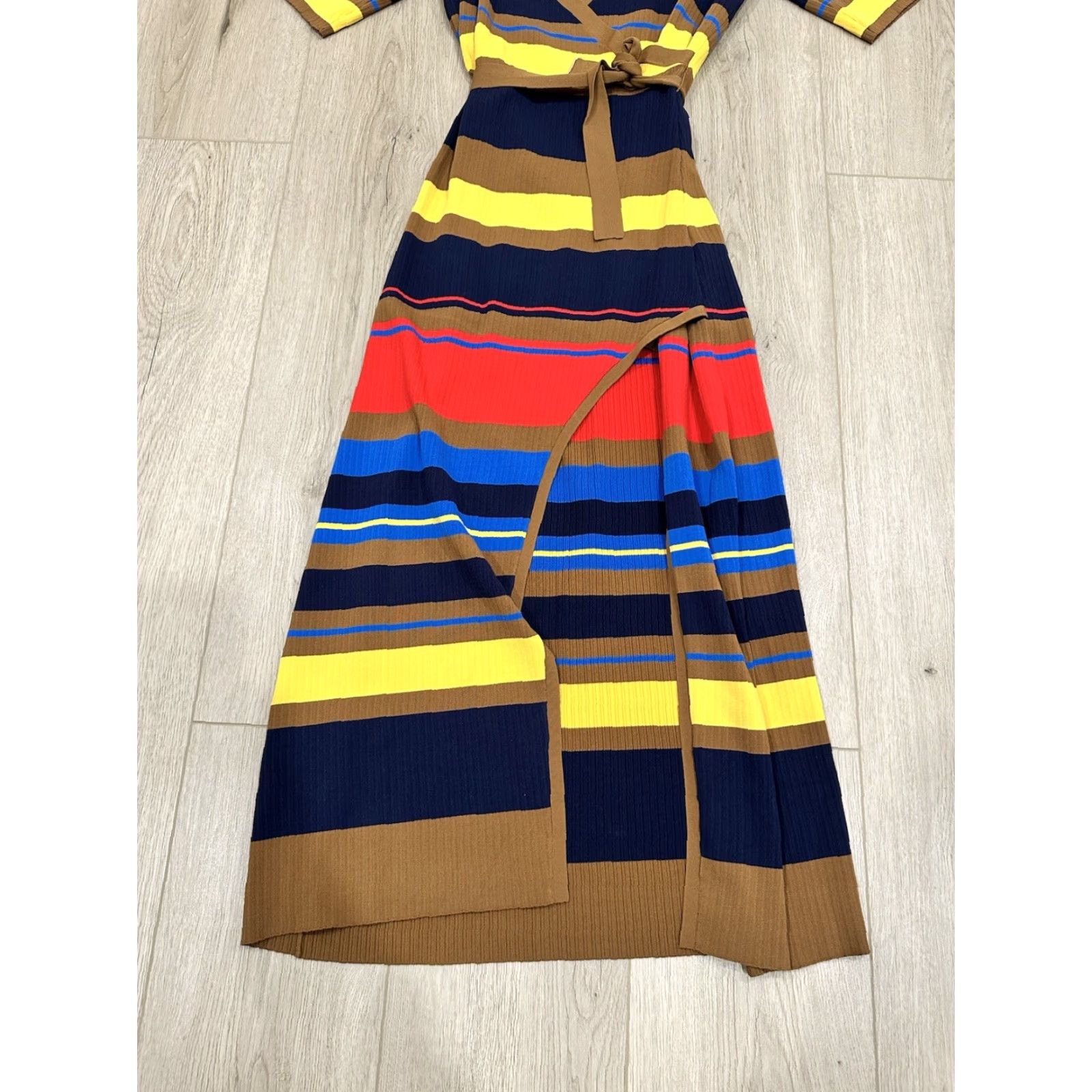 NICHOLAS **NWT Nicholas Large Collared Stretch Midi Dress Sz L Multicolor** User: NWT Nicholas Collared Stretch Midi Dress Sz L Multicolor Size L / US 10 / IT 46 - 2 Thumbnail