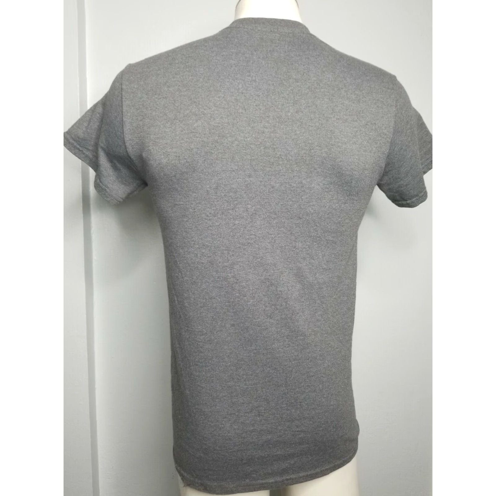 Gildan Mens S Colt Ford American Flag Band Tee T Shirt Country Rapper Gray Cotton Short Sleeve Crew Neck Gildan Heavy Cotton Logo Printed Regular Mens Size US S / EU 44-46 / 1 - 3 Thumbnail