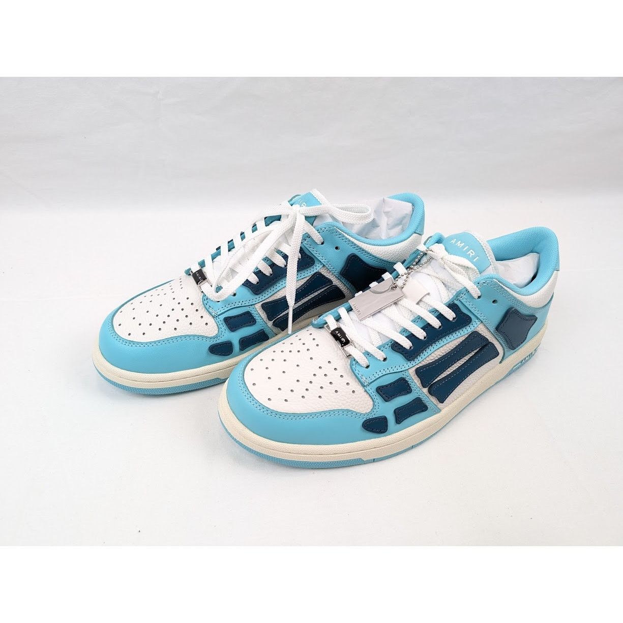 Amiri o1rshd1 Skel Low-Top Sneakers in Slate Blue Size US 10 / EU 43 - 18 Thumbnail