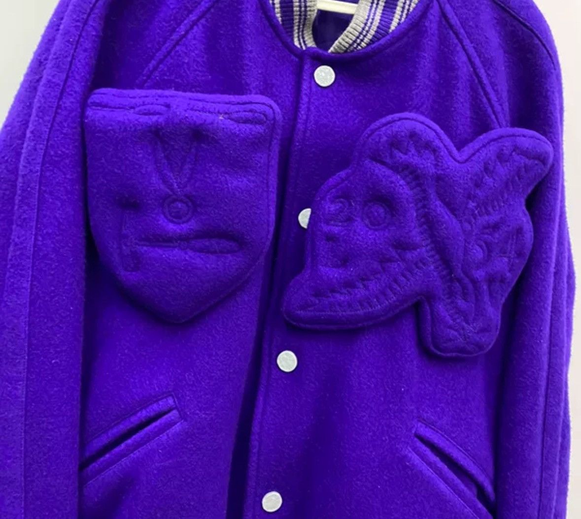 Louis Vuitton Louis Vuitton Asian limited edition purple baseball jacket Size US M / EU 48-50 / 2 - 3 Thumbnail