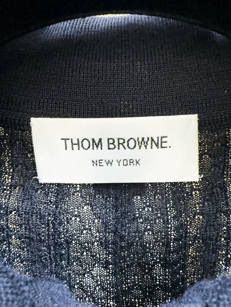Thom Browne Thom browne Classic black short-sleeved knitted short-sleev Size XS / US 0-2 / IT 36-38 - 3 Thumbnail