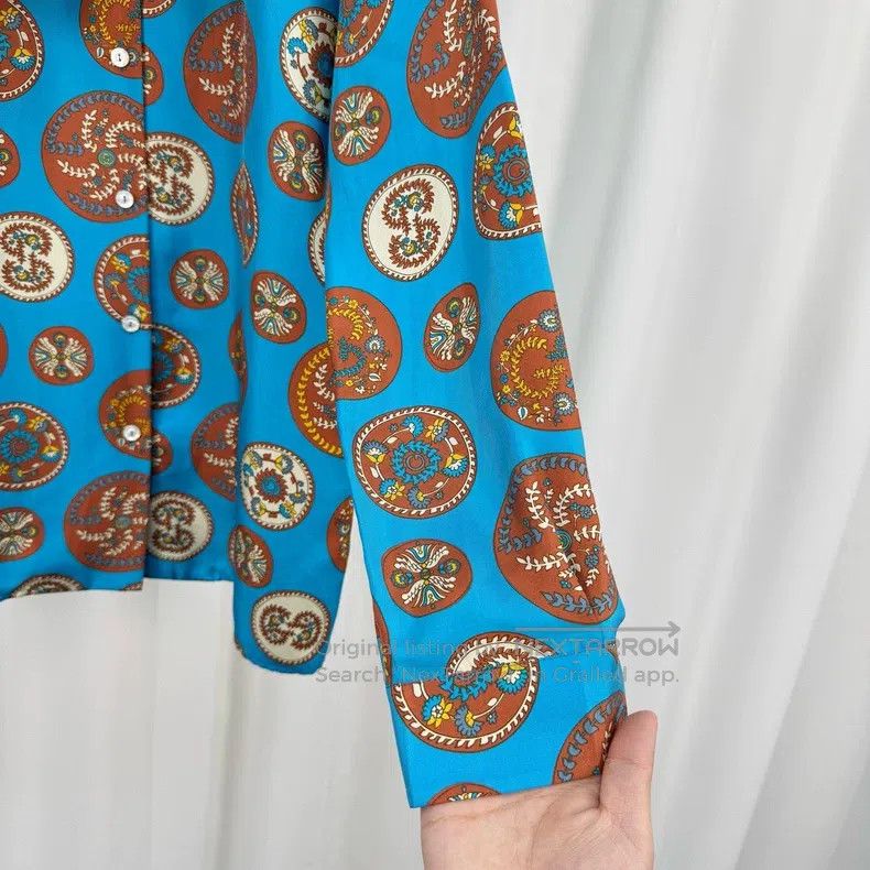 Gucci Gucci Double G letter bow tie silk shirt Size XS / US 0-2 / IT 36-38 - 4 Thumbnail