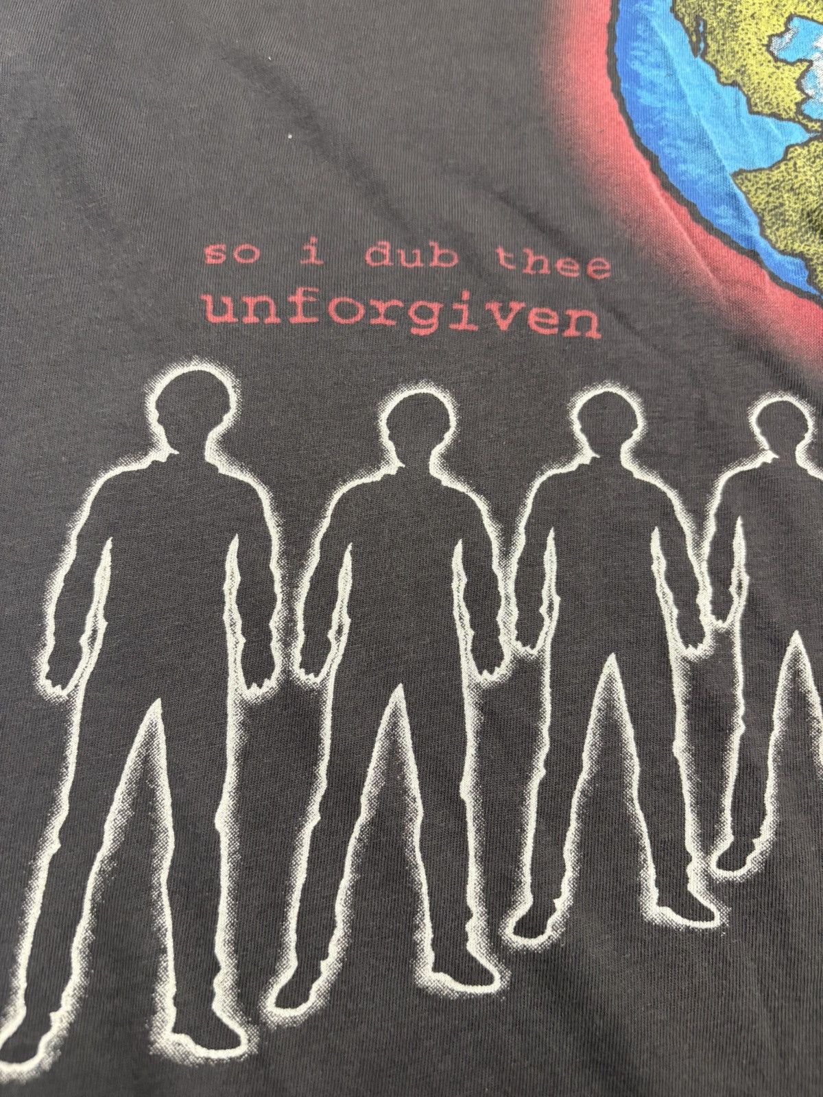 Band Tees Metallica Push Head Unforgiven Graphic Tee 2018 Distressed Size US XL / EU 56 / 4 - 8 Thumbnail