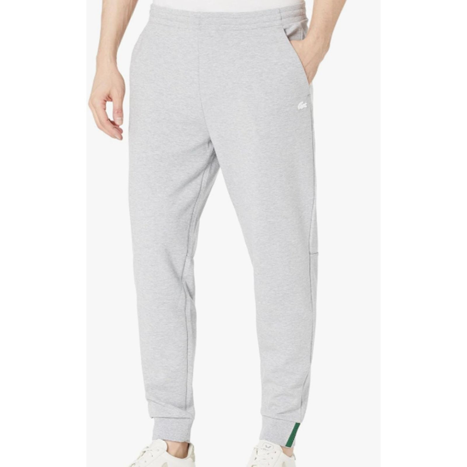 Lacoste Lacoste Solid Active Doubleface Slim Joggers Silver Chine XL Size US 34 / EU 50 - 1 Thumbnail