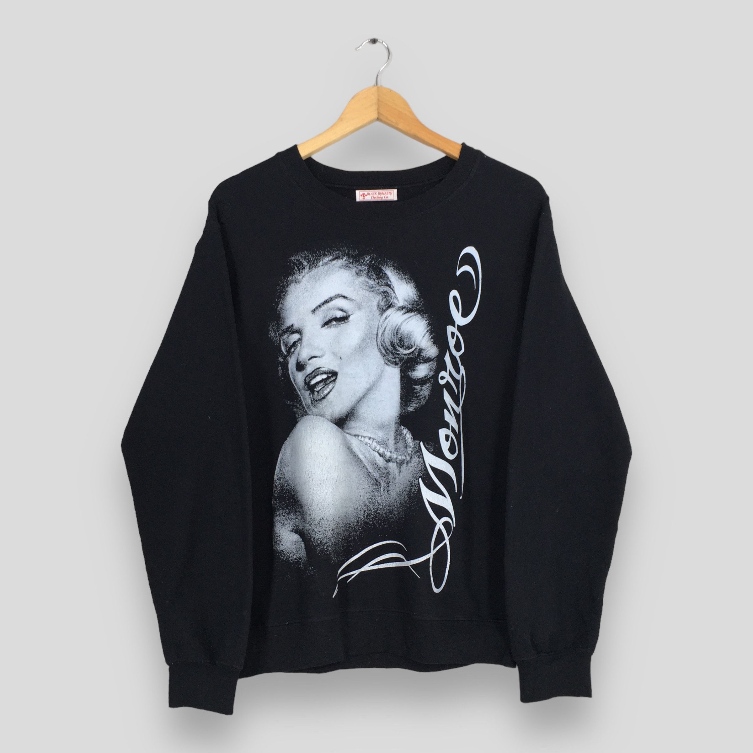 Vintage Vintage Marilyn Monroe Idol Black Sweatshirt S Size US S / EU 44-46 / 1 - 1 Thumbnail