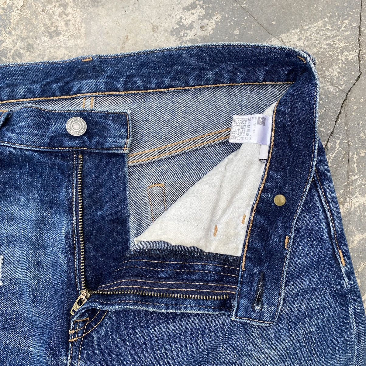 Kim Jones KIM JONES Repaired Distressed Jeans Size US 31 - 10 Thumbnail