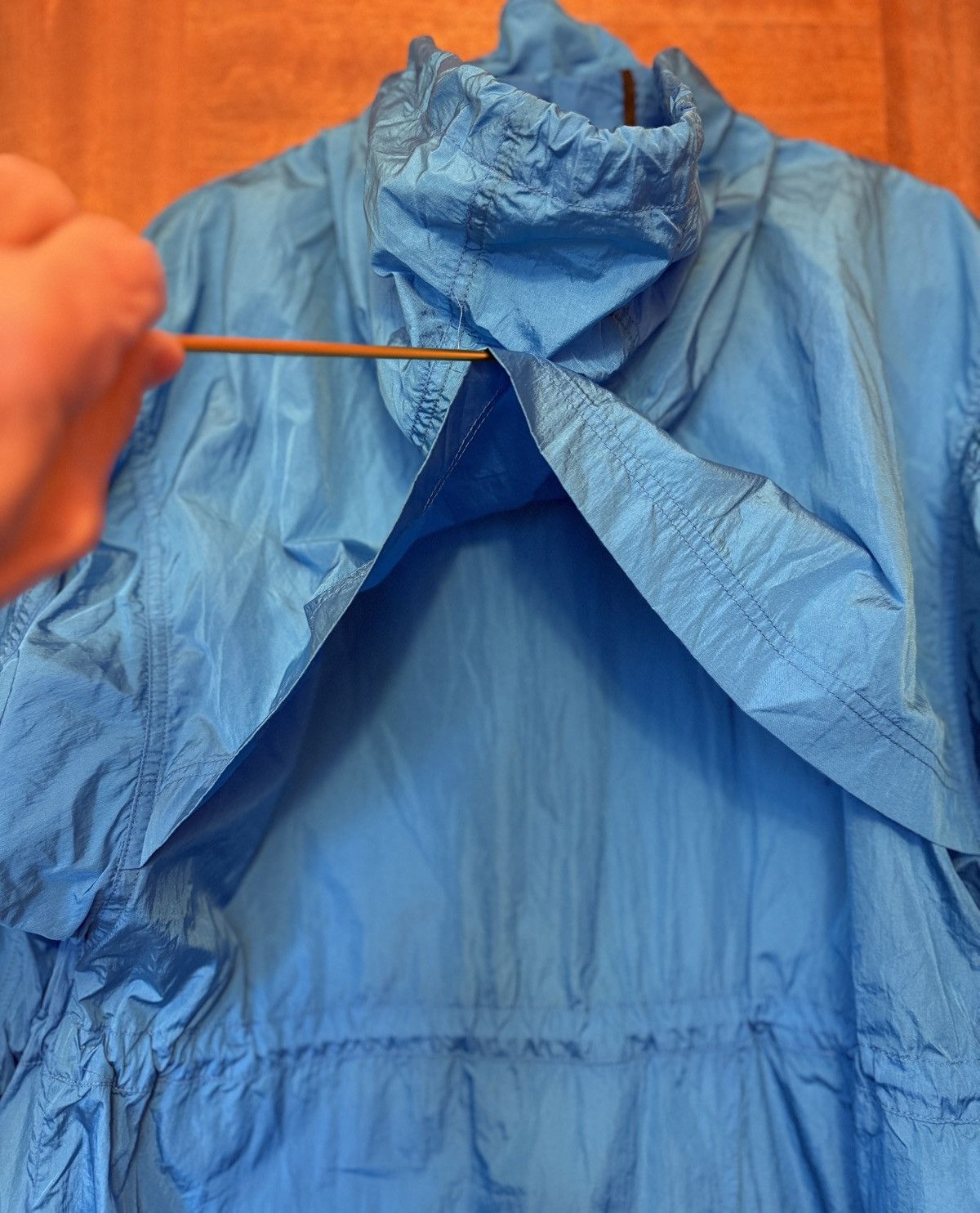 AVEC LES FILLES Avec Les Filles Oversized Nylon Rain Anorak Jacket Coat Lge Size L / US 10 / IT 46 - 9 Thumbnail