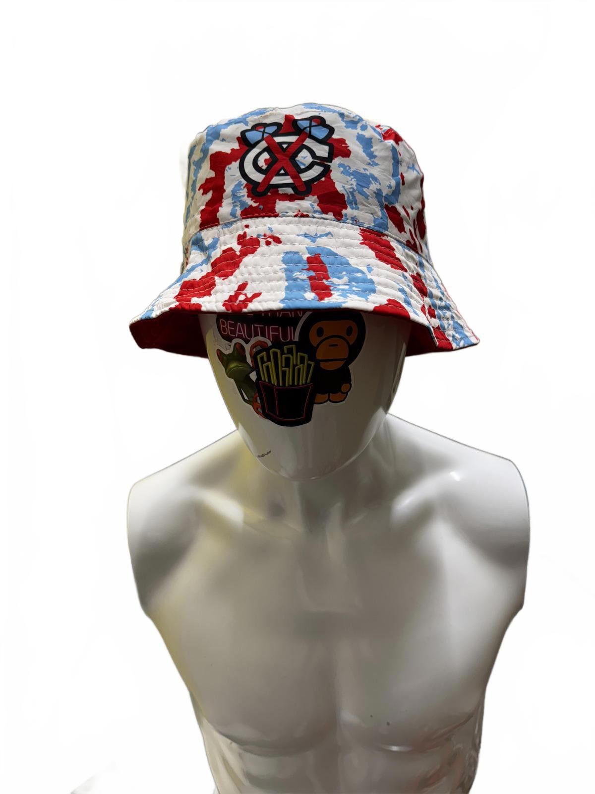 Unknown London Men's Chicago Tie-Dye Pattern Bucket Hat Size ONE SIZE - 2 Thumbnail