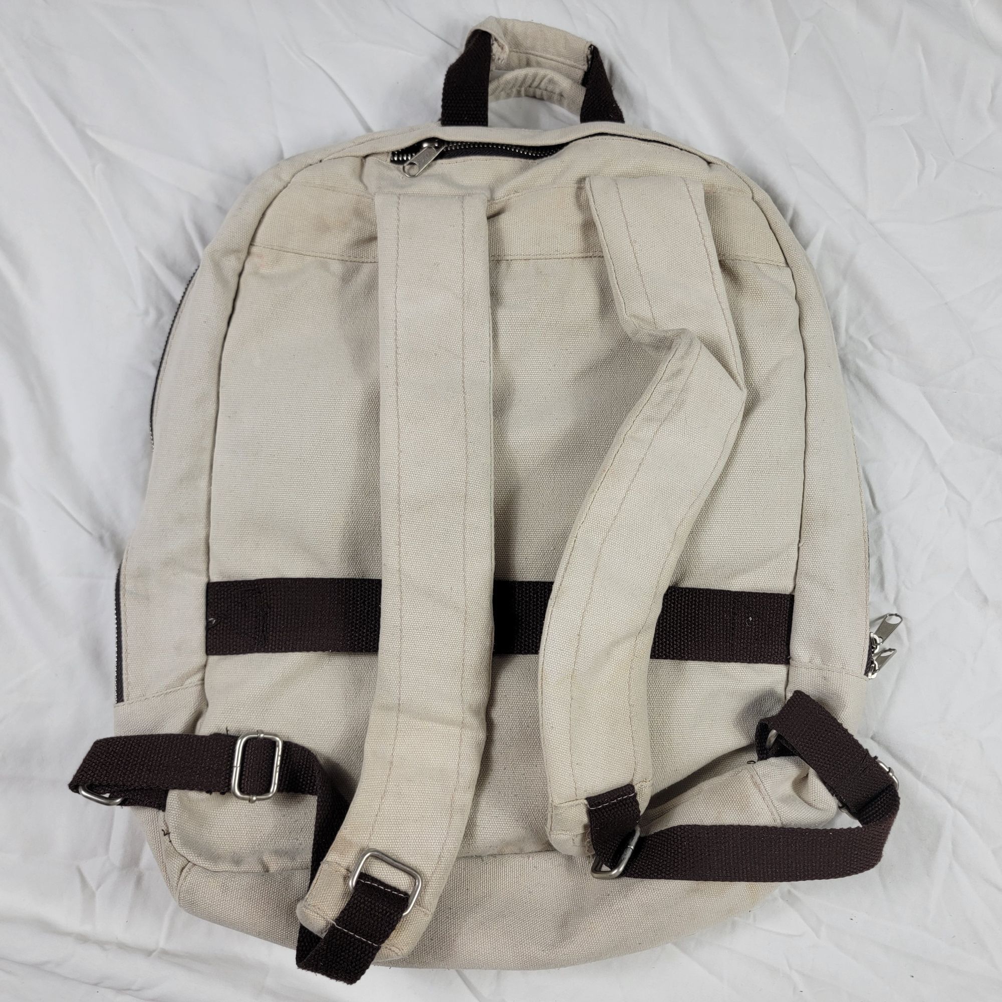 Disney Disney Mickey Mouse Adults White Backpack Casual Outdoors Th Size ONE SIZE - 2 Thumbnail