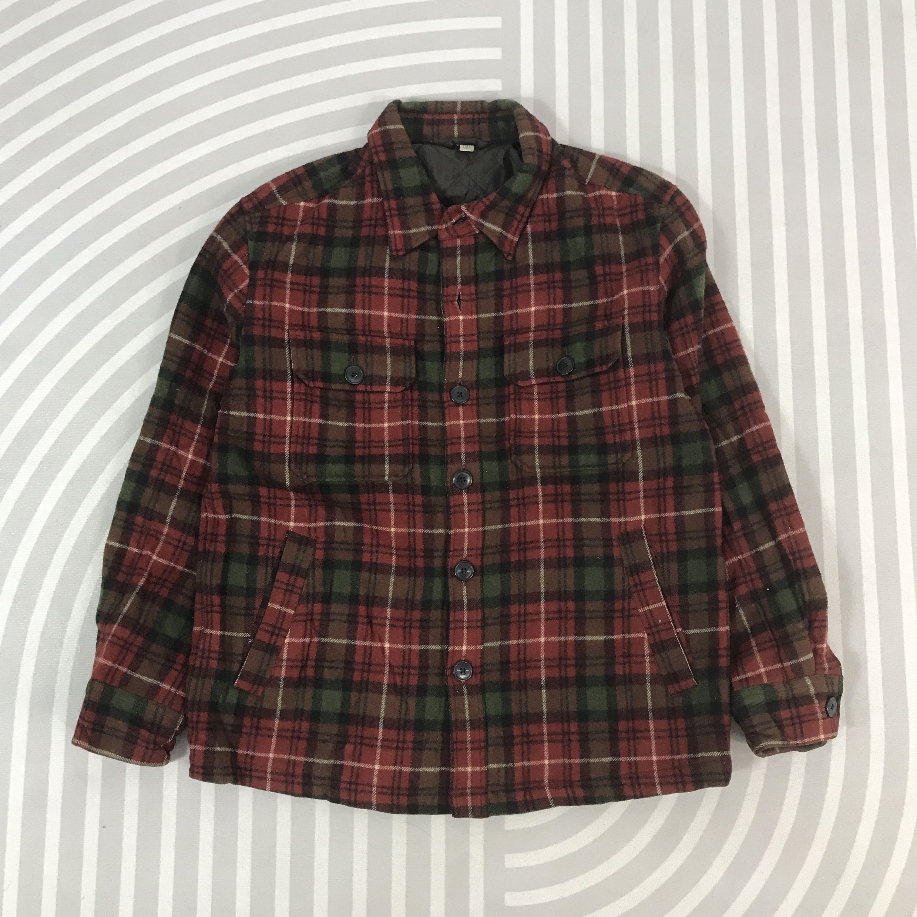 Uniqlo Vintage Japanese design tartan Uniqlo button Jacket Size US M / EU 48-50 / 2 - 1 Thumbnail