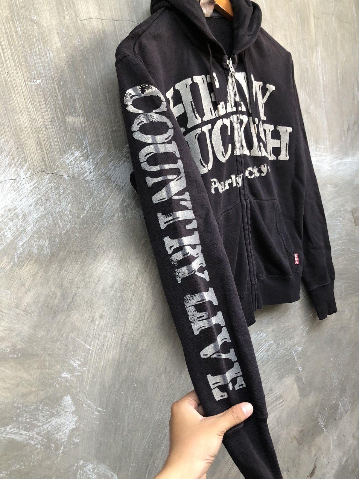 If Six Was Nine AVANTGARDE💥 Japanese RNA Faded Zipper Jacket Size US M / EU 48-50 / 2 - 5 Thumbnail