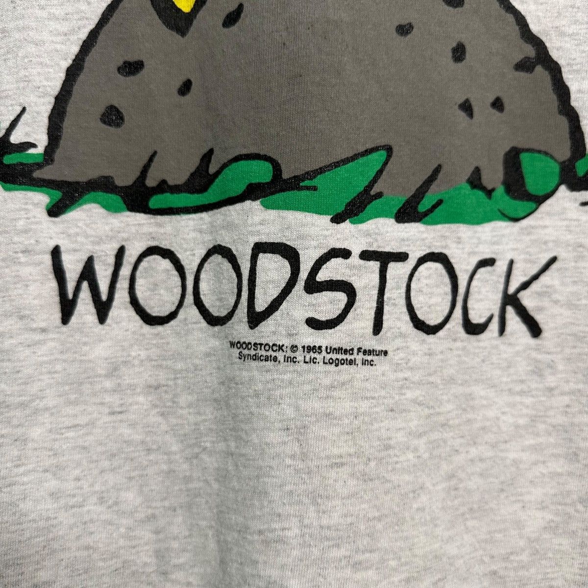 Vintage Vintage Peanuts x Woodstock 1969 Promo Tshirt Size US L / EU 52-54 / 3 - 5 Thumbnail