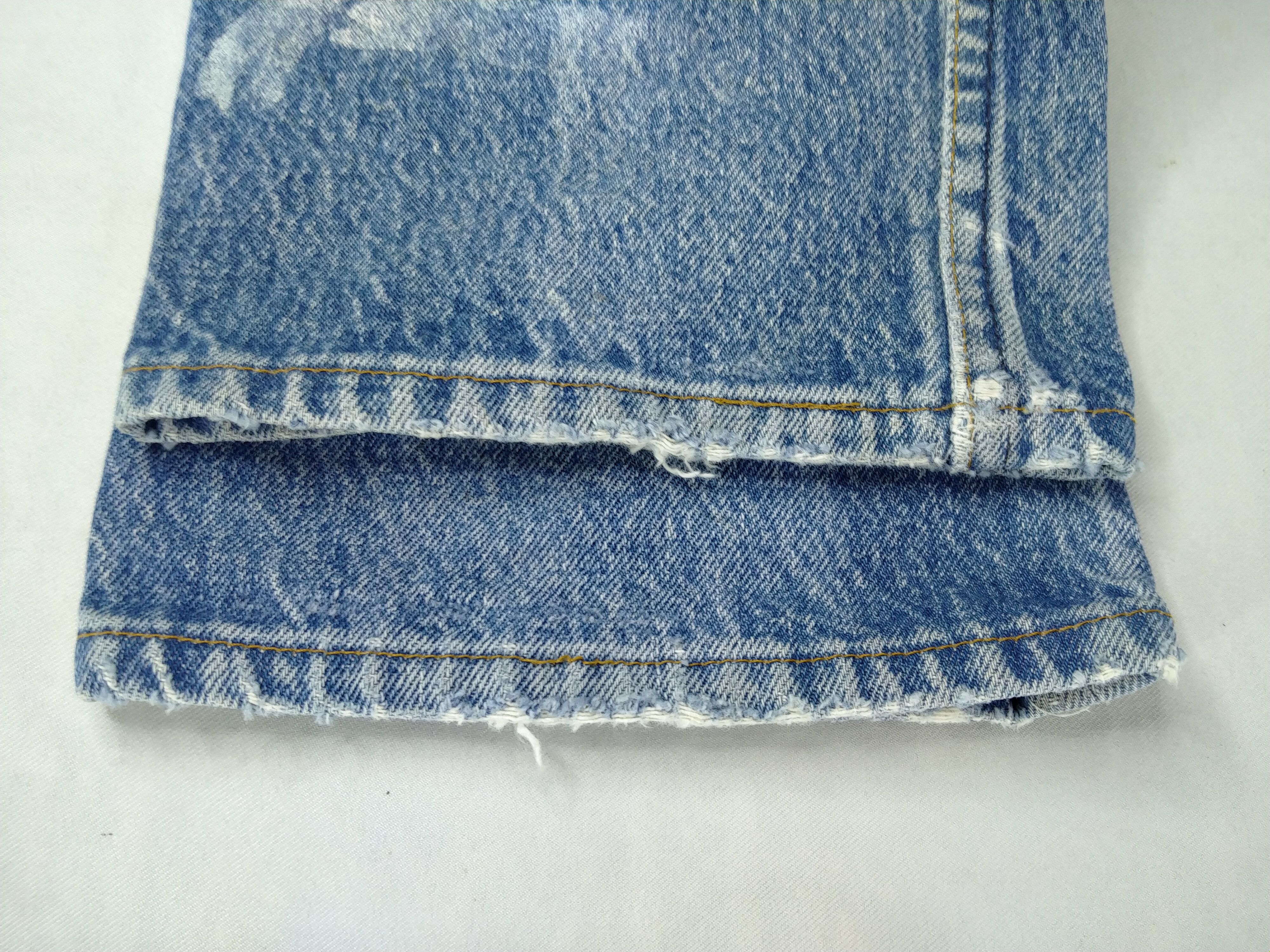 Japanese Brand Vintage Levi's 501 Paint Stain Denim 29 x 32 -JN767 Size US 29 - 10 Thumbnail