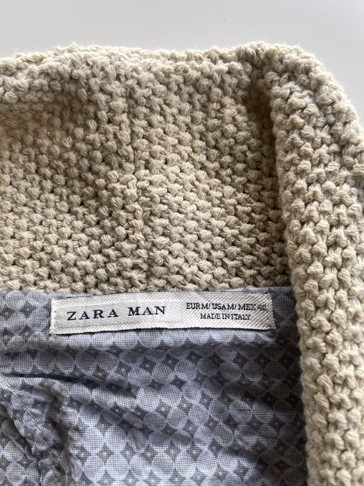 Zara Zara Man Knitted Jacket Coat Italy Size US M / EU 48-50 / 2 - 6 Thumbnail