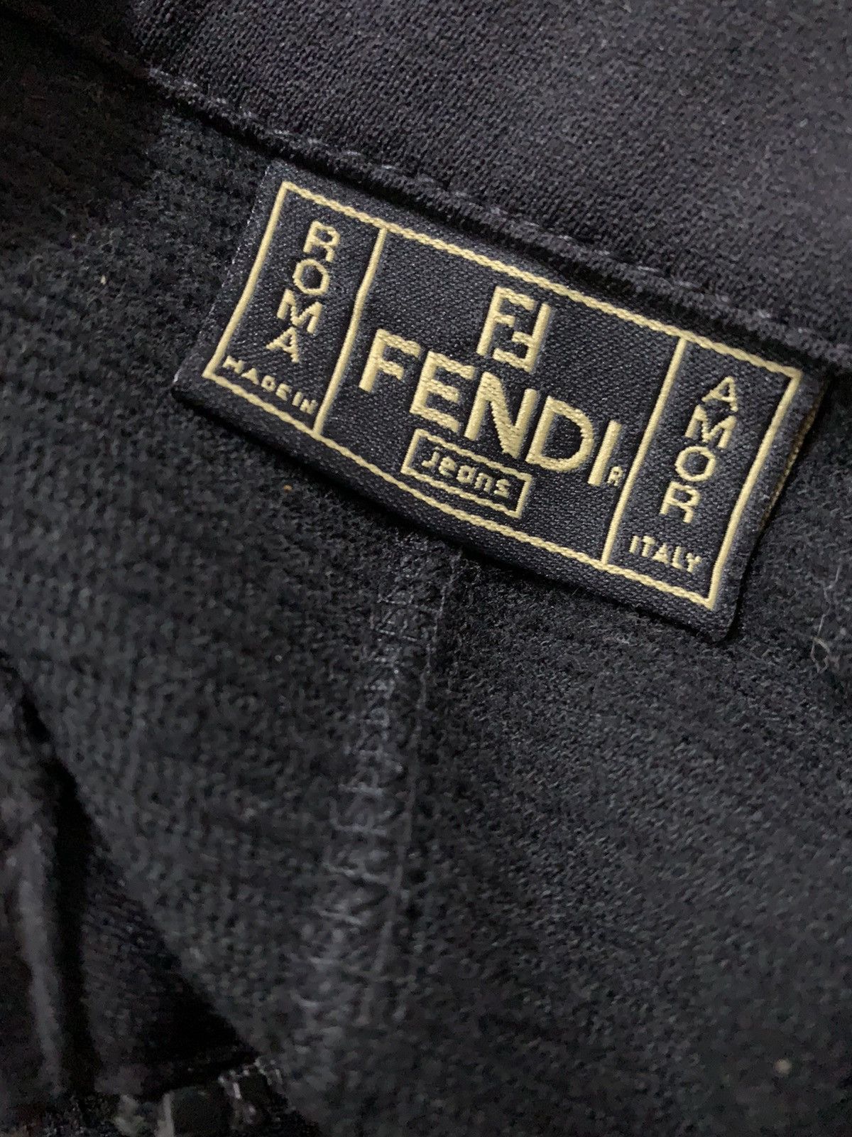 Fendi 💥Fendi Roma Italy Black Zipper Jacket Size S / US 4 / IT 40 - 8 Thumbnail