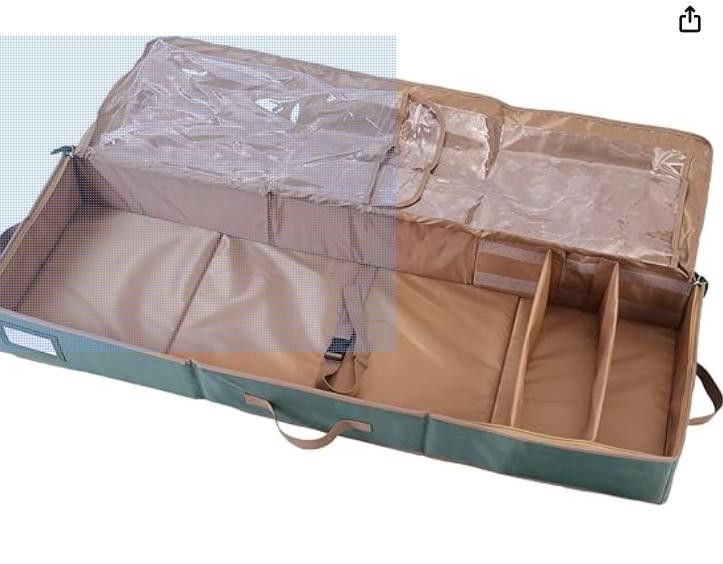 NBDN Nobrandedon Wrapping Paper Storage, Canvas,up to 20 Rolls,42W x 14D x 5H Size ONE SIZE - 4 Thumbnail