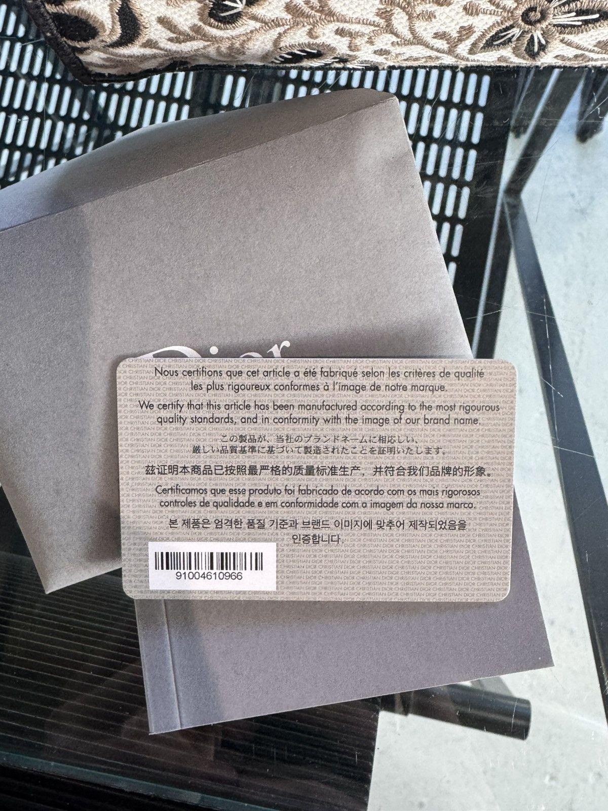 Dior Canvas D-Joy Size ONE SIZE - 6 Thumbnail