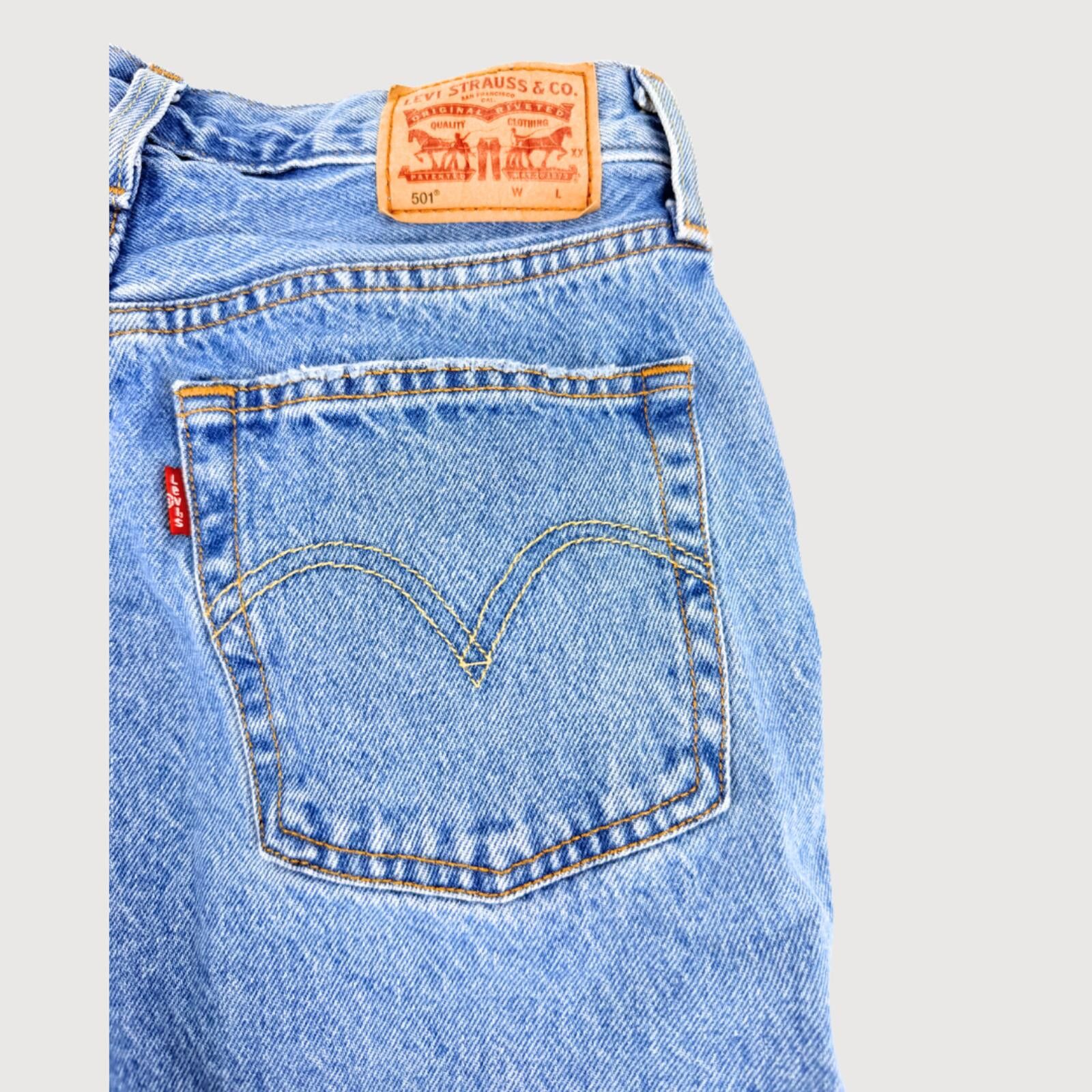 Levi's Levi’s Women’s 501 High Rise Straight Jeans 26 Size 26" / US 2 / IT 38 - 5 Thumbnail