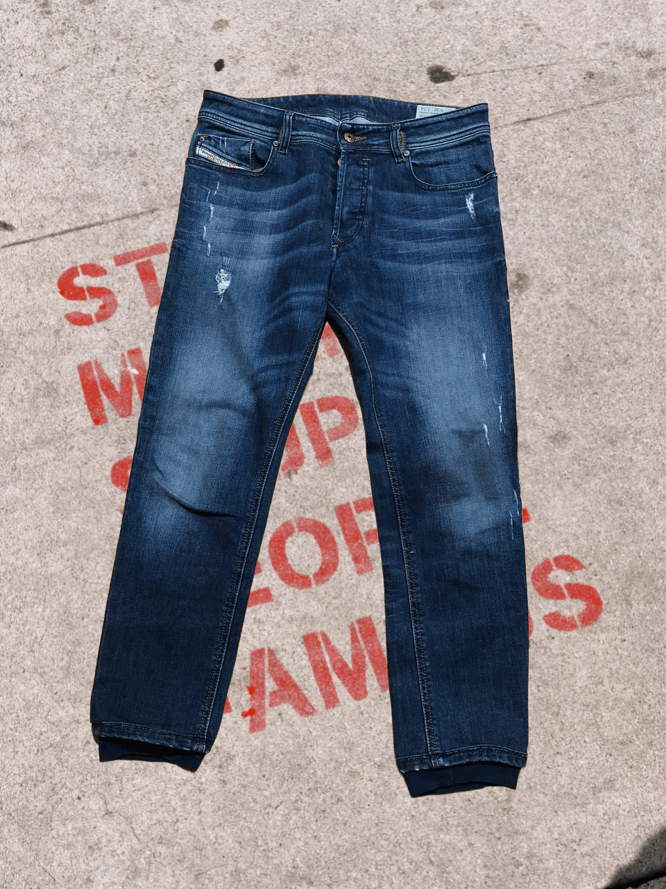 Diesel DIESEL SLEENKER WASH STRETCH Denim SLIM-SKINNY Jeans Size US 30 / EU 46 - 1 Thumbnail