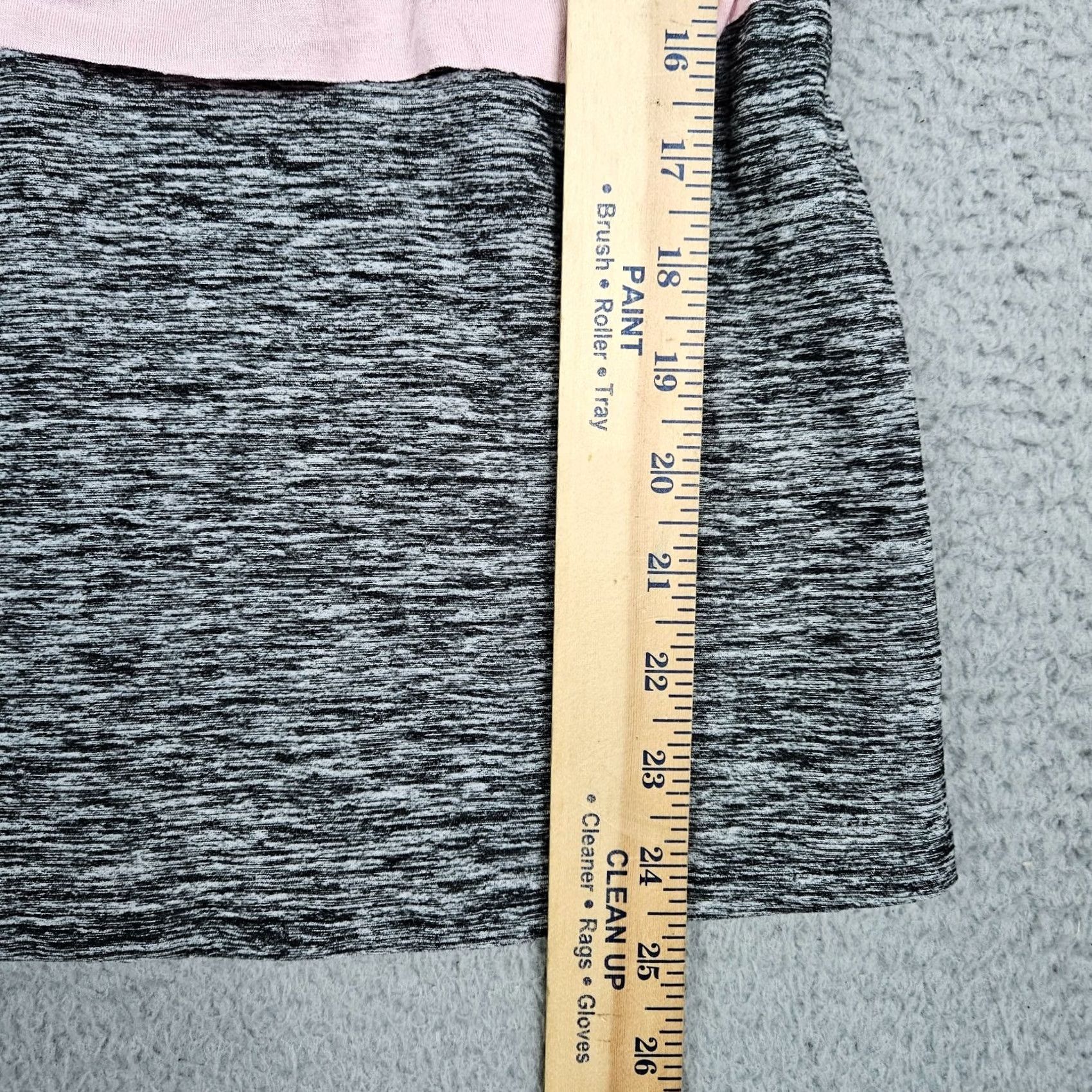 Vintage PURE GOOD Women’s Pink Gray Short Sleeve Top Size M Size M / US 6-8 / IT 42-44 - 5 Thumbnail