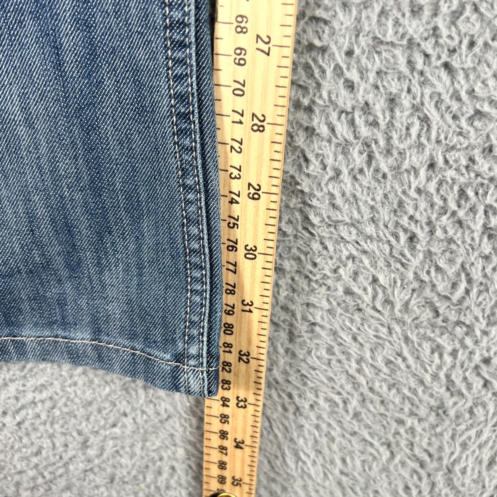 Levi's Levi's 514 Straight Fit Jeans Men's Blue Denim 34x32 Medium Wash Regular Size US 34 / EU 50 - 3 Thumbnail