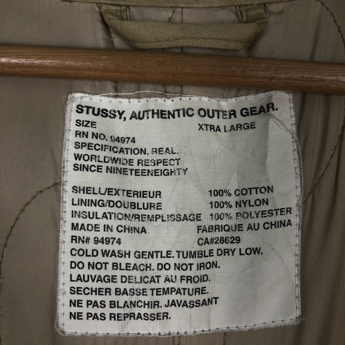 Stussy 🔥90’s Stussy Outer Gear Parka Jacket Mink Fur Hoodie Size US M / EU 48-50 / 2 - 14 Thumbnail