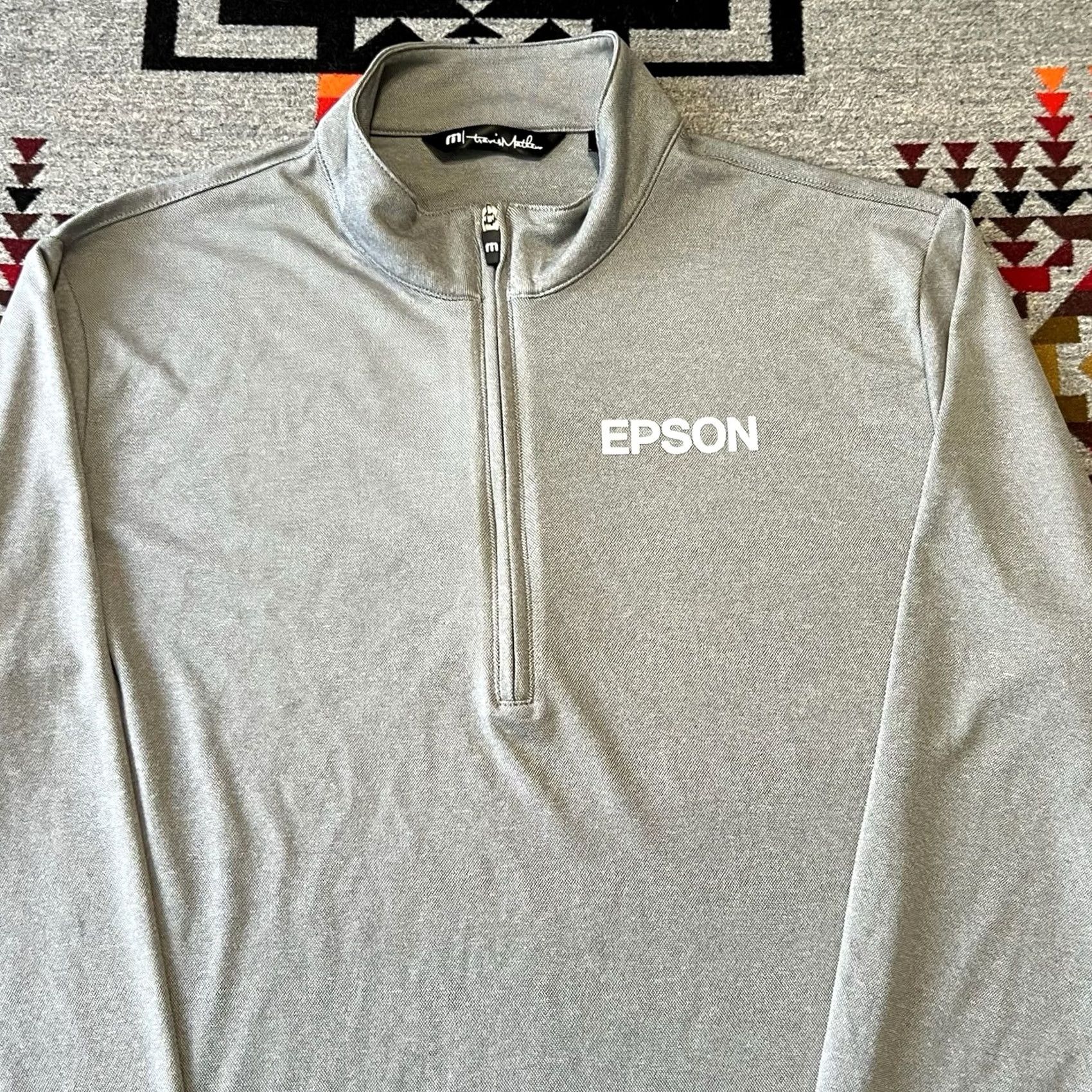 TravisMathew TravisMathew 1/4 Zip Pullover Mens Large Gray Golf Performance Long Sleeve C3 Size US L / EU 52-54 / 3 - 6 Thumbnail